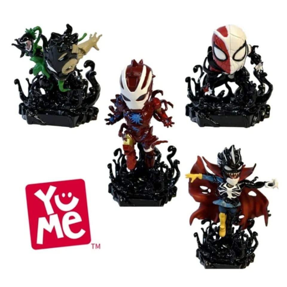 YuMe マキシマム・ヴェノムシリーズ ヒーローボックス コレクタブルフィギュア YuMe Spider-Man Maximum Venom Series Hero Box - Venomized Spider