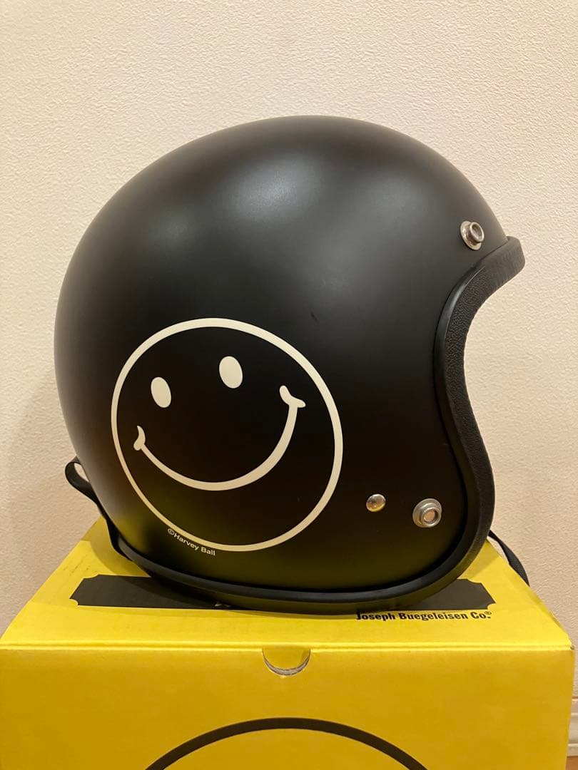 SMILE BUCO ヘルメット マットブラック サイズM/L Buco ヘルメット