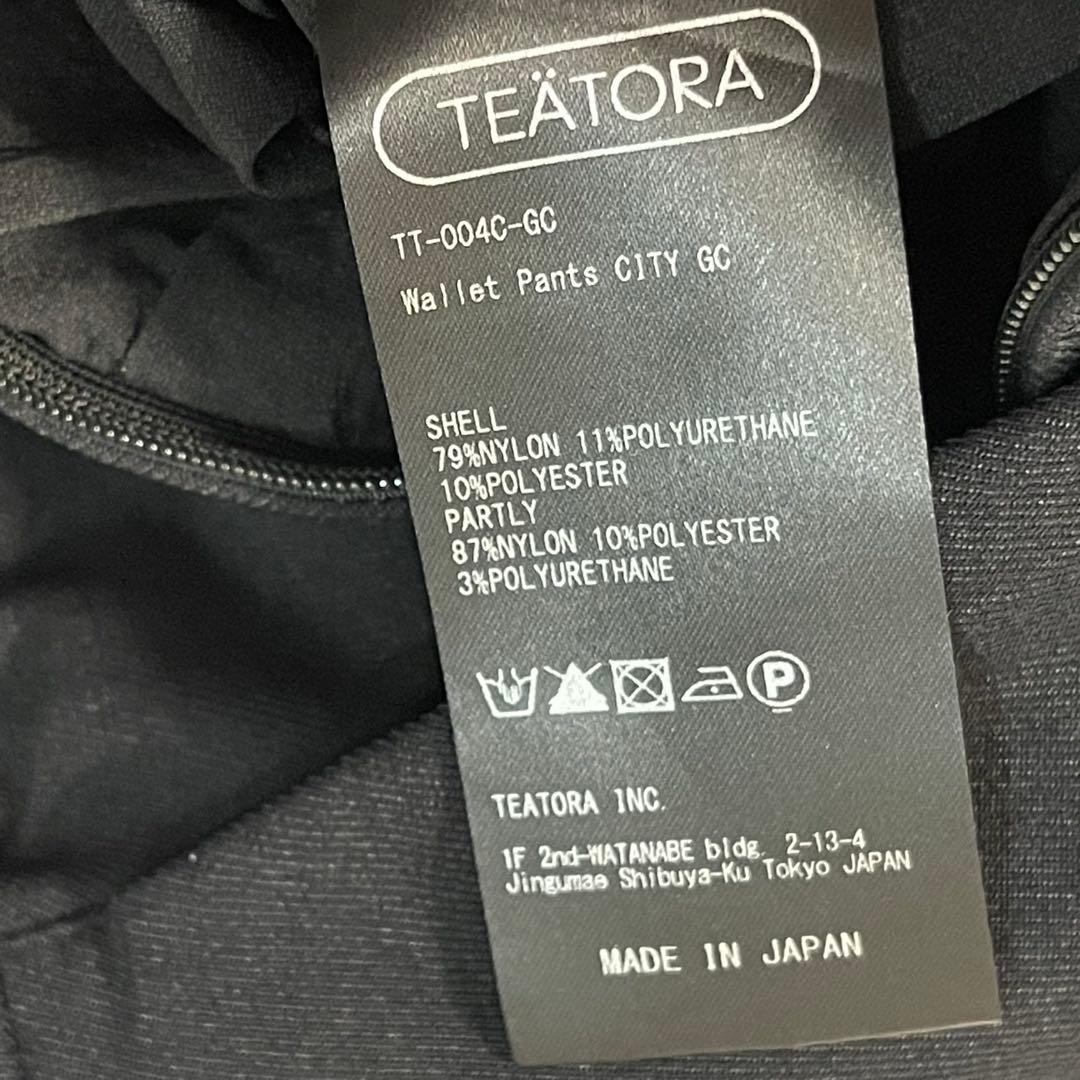 XL 4 TEATORA Wallet Pants CITY GC テアトラ 黒 - メルカリ