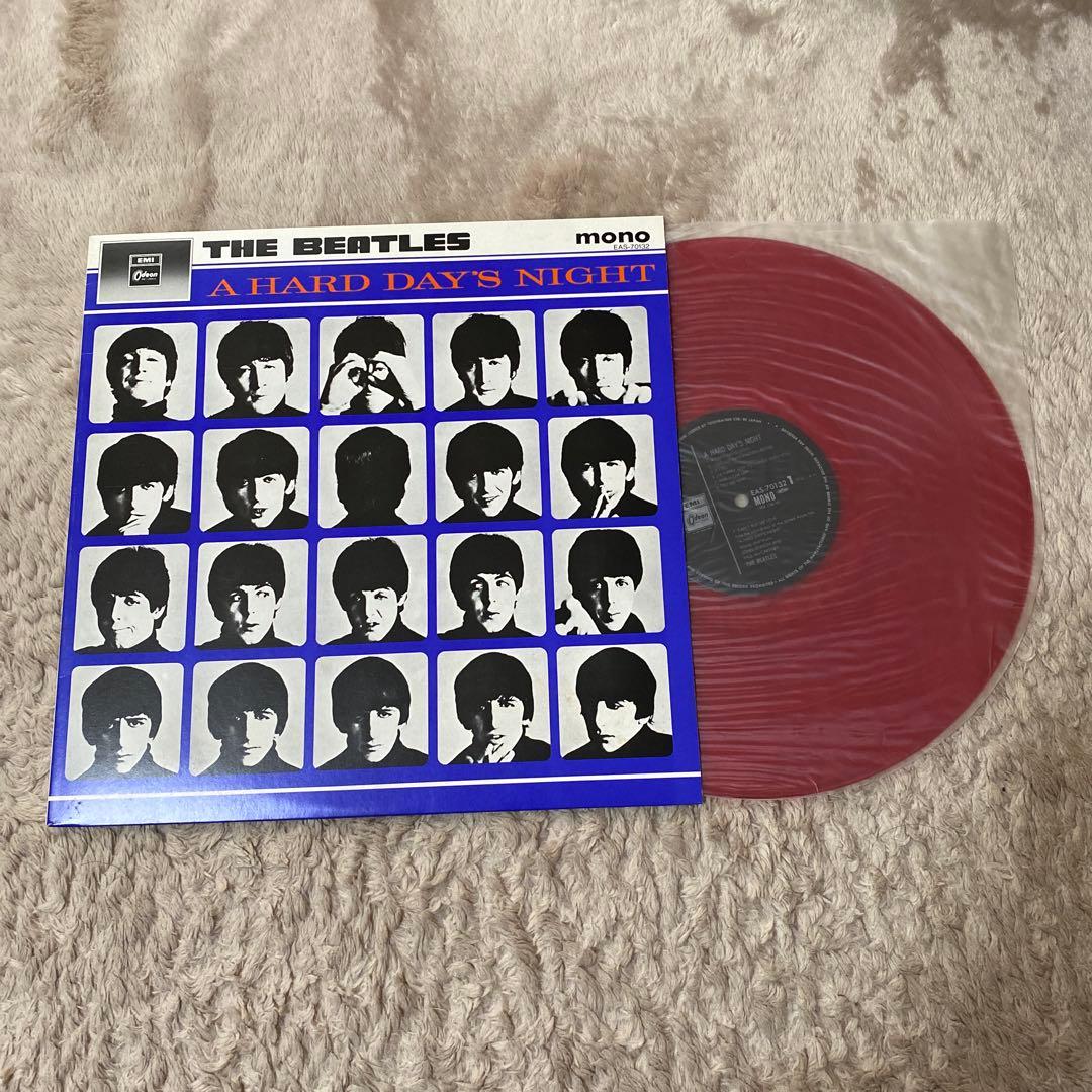モノラル赤盤】 The Beatles A HARD DAY'S NIGHT - メルカリ