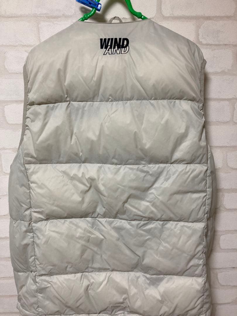 美品 WIND AND SEA × TAIONダウンベストXL