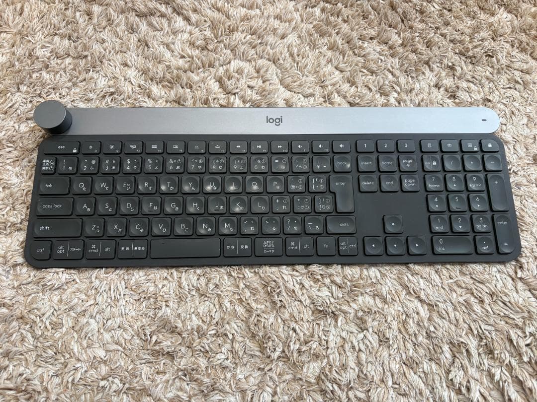 ロジクール（Logicool） CRAFT ワイヤレスキーボード ダイヤル付き