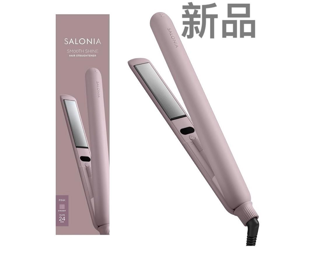 サロニア スムースシャイン ストレートへアイロン 24mm ピンク Amazon.co.jp: SALONIA サロニア スムースシャイン ストレートアイロン