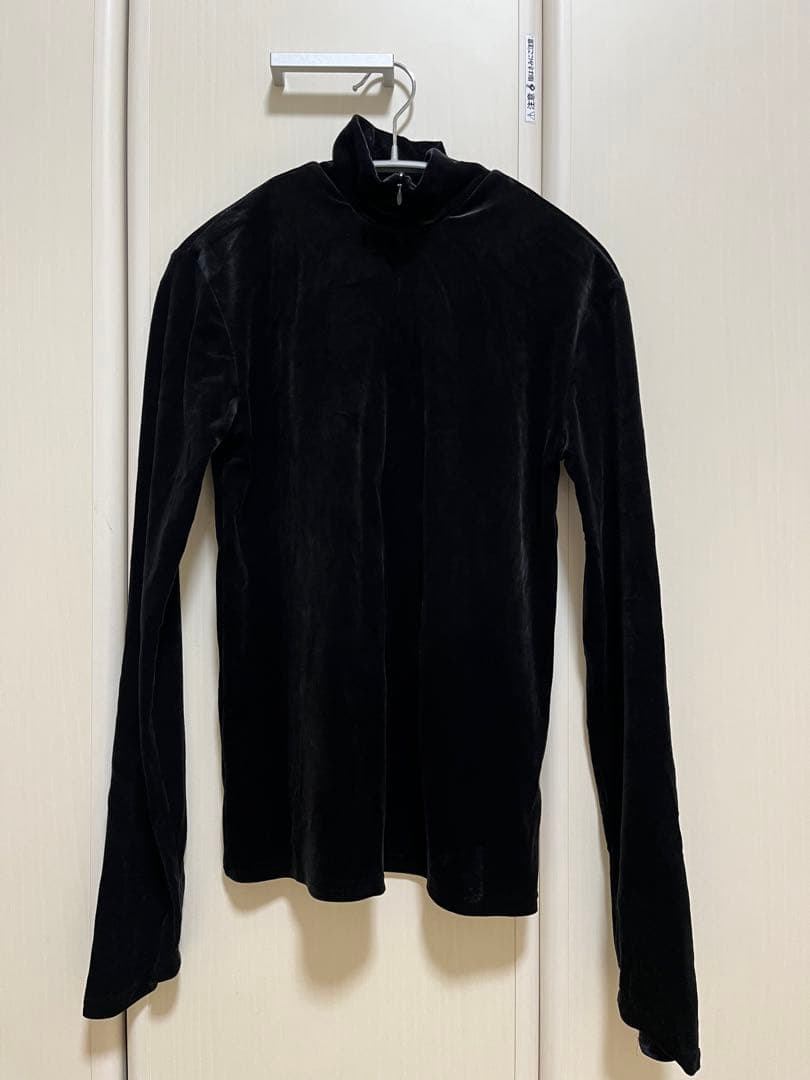 ENOF velour jersey zip tops