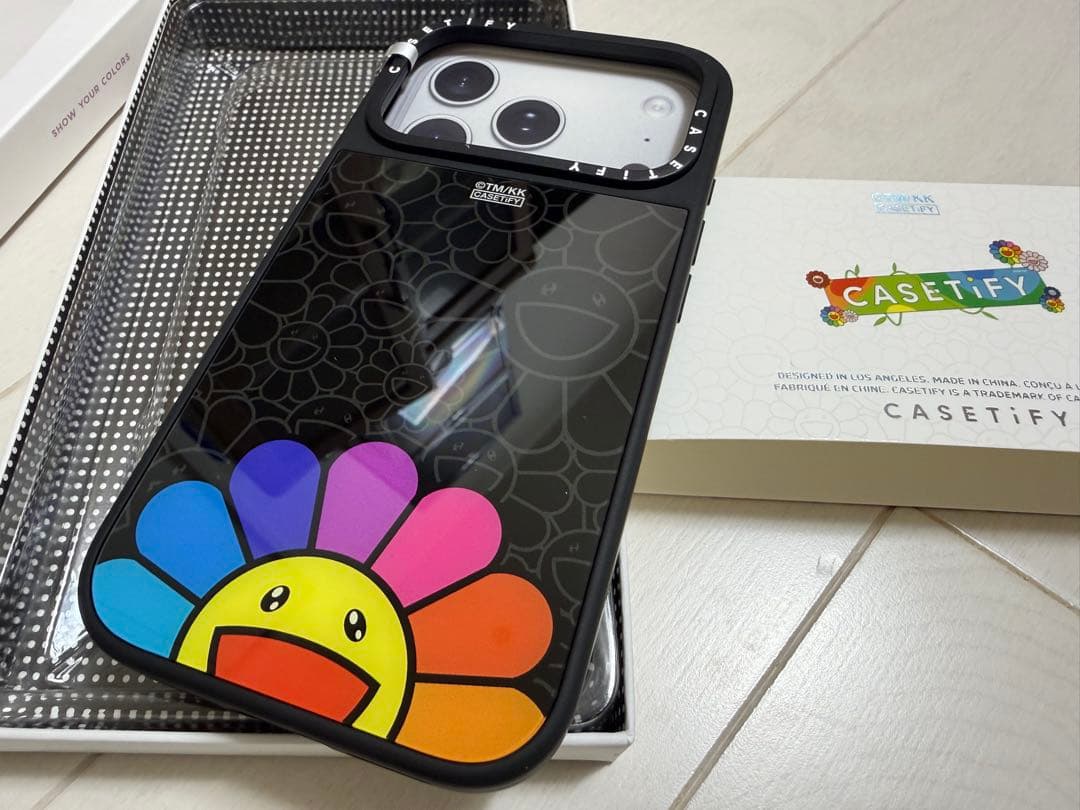 公式サイト購入品 CASETiFY スマイルiPhone17pro 村上隆 最新CASETiFY 村上隆 コラボ iPhone 17Pro Max ケース黒 - メルカリ