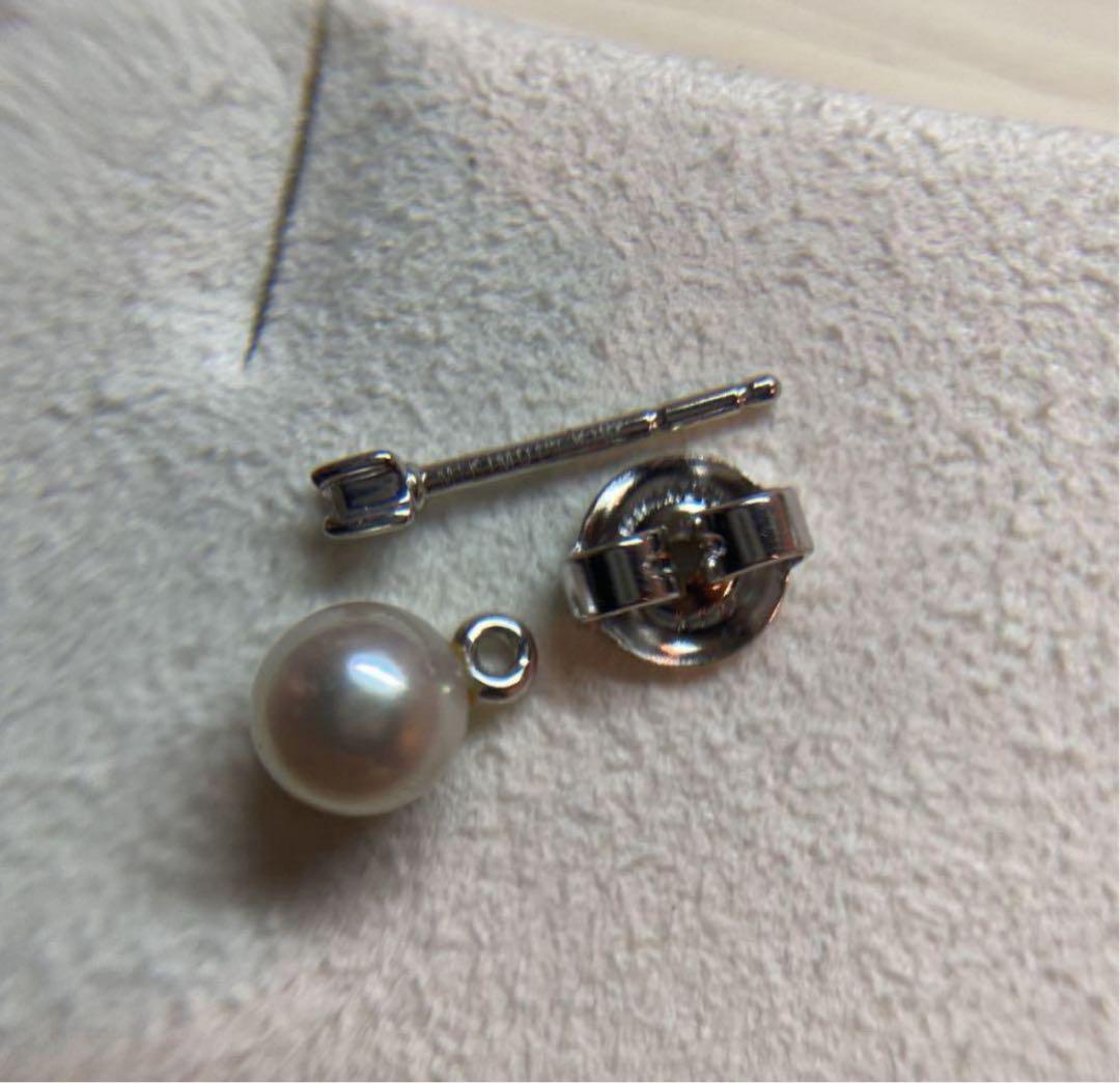 ☆Naoさま、専用☆MIKIMOTO ダイヤパールピアスk18☆2WAY可能品