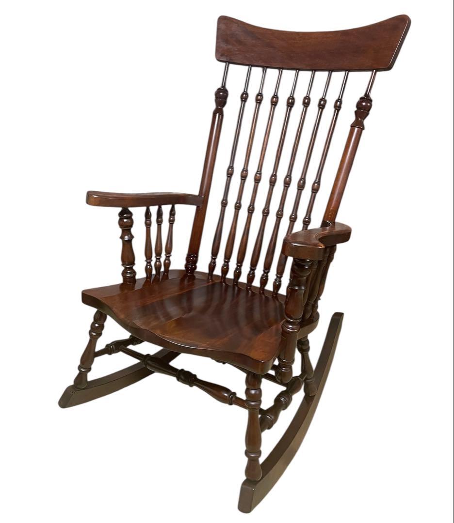 松本民芸家具】ロッキングチェア ミズメ桜 揺り椅子 304F型