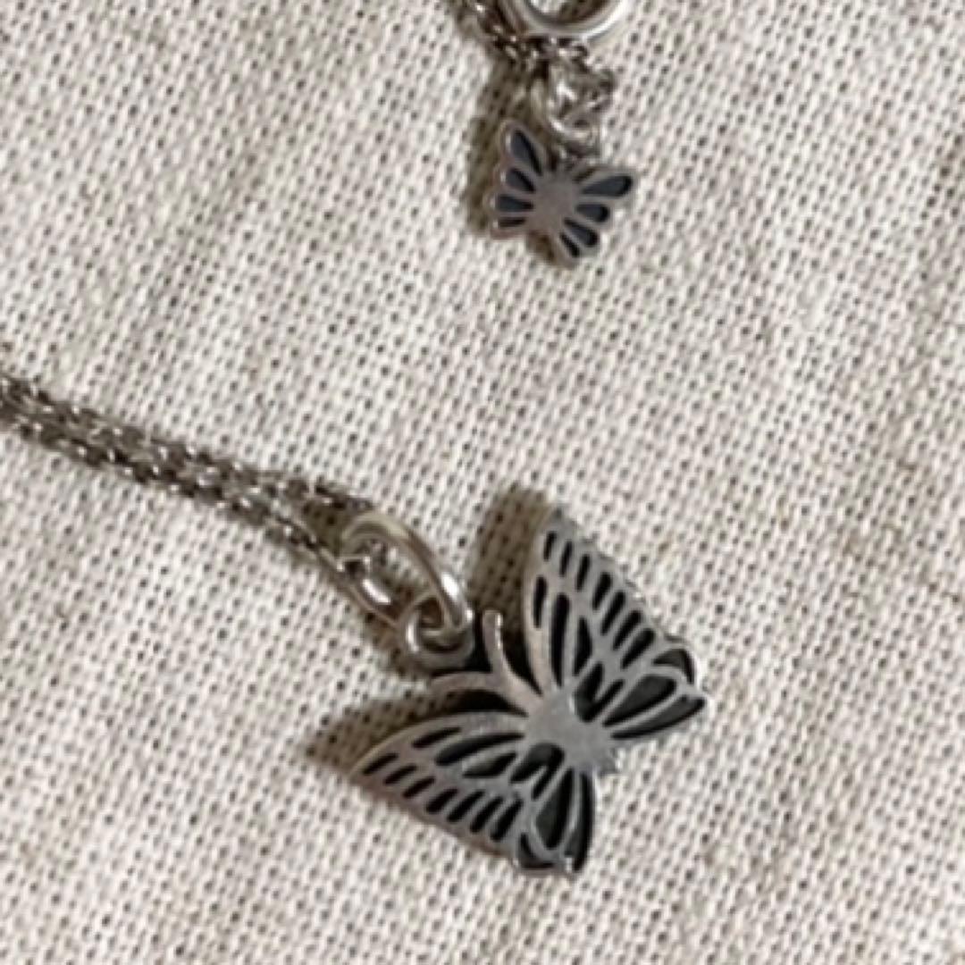 ⚫︎Needles パピヨンネックレス シルバー