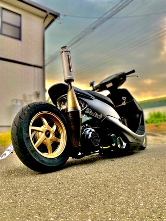 ライブディオzx 初期型 ロンホイ 注文 フルカスタム