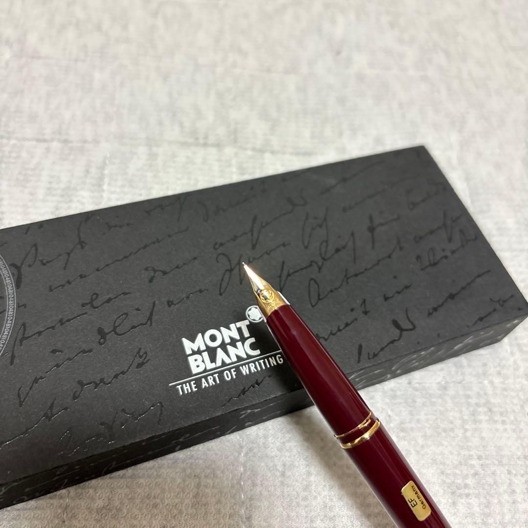 モンブラン絶版モデルCLASSIC 万年筆 ボルドー EF ペン先14K - メルカリ