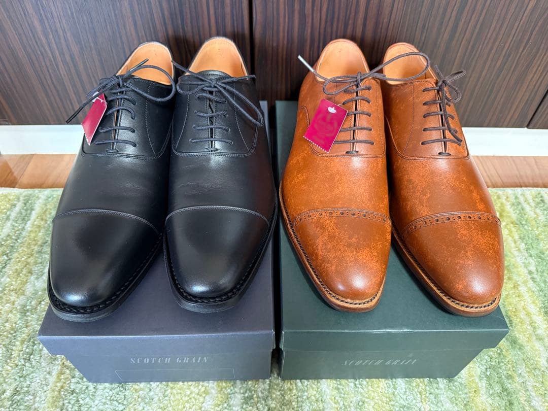 【未使用品】スコッチグレイン 革靴2足（黒、茶） 2720BL（EEE） | スコッチグレイン｜SCOTCH GRAIN｜オフィシャル