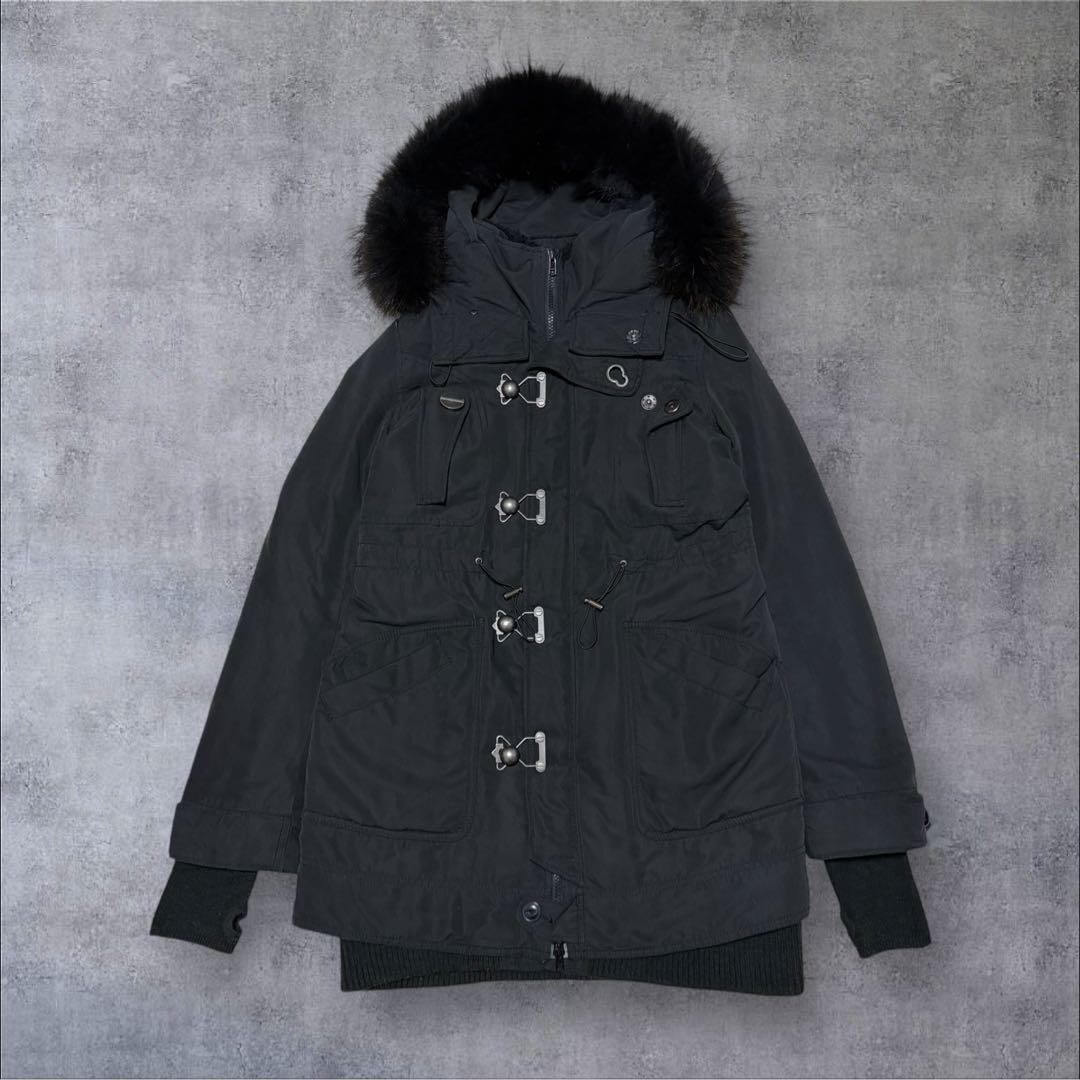 SLY 2way ファー付き バックルジャケット 平成ギャル ダークコア y2k