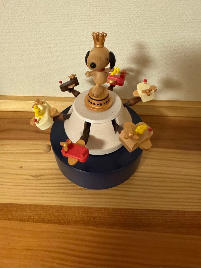 スヌーピー 木製オルゴール 遊園地 オズの魔法使い - メルカリ