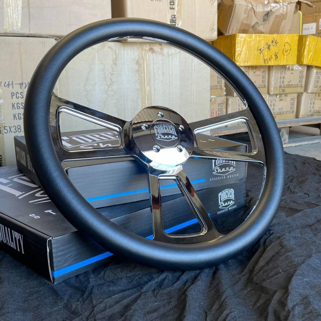 FOREVER SHARP製ハンドル 45cmフォーエバーシャープ ステアリング