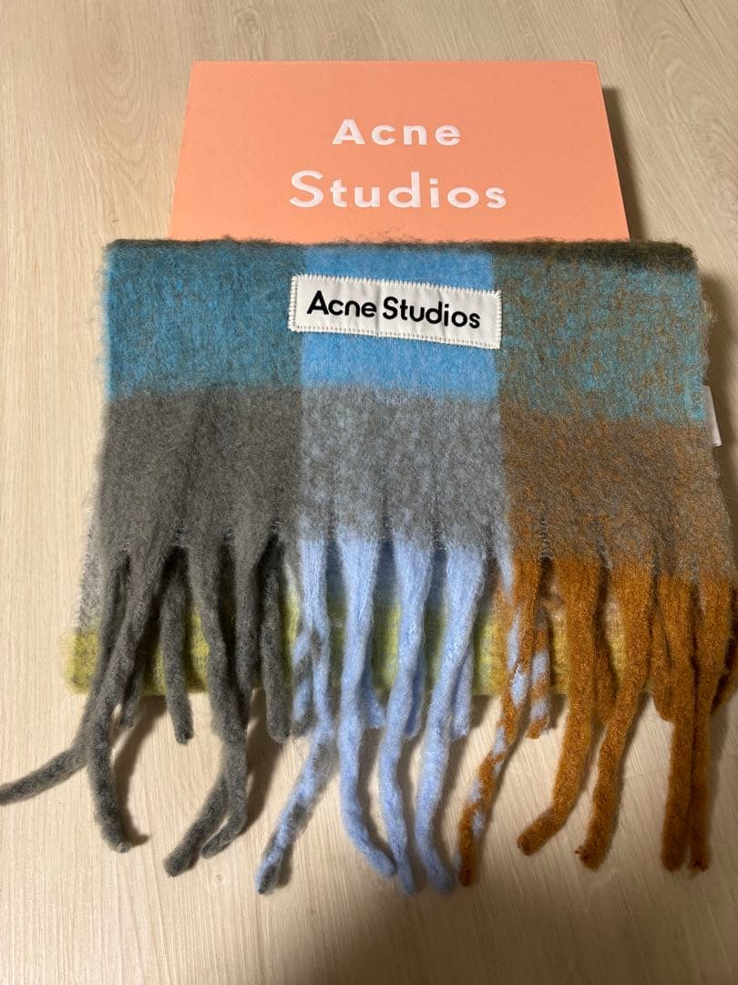 Acne Studios★モヘアマフラー ACNE STUDIOS｜アクネストゥディオズ モヘアチェックスカーフ (Acne