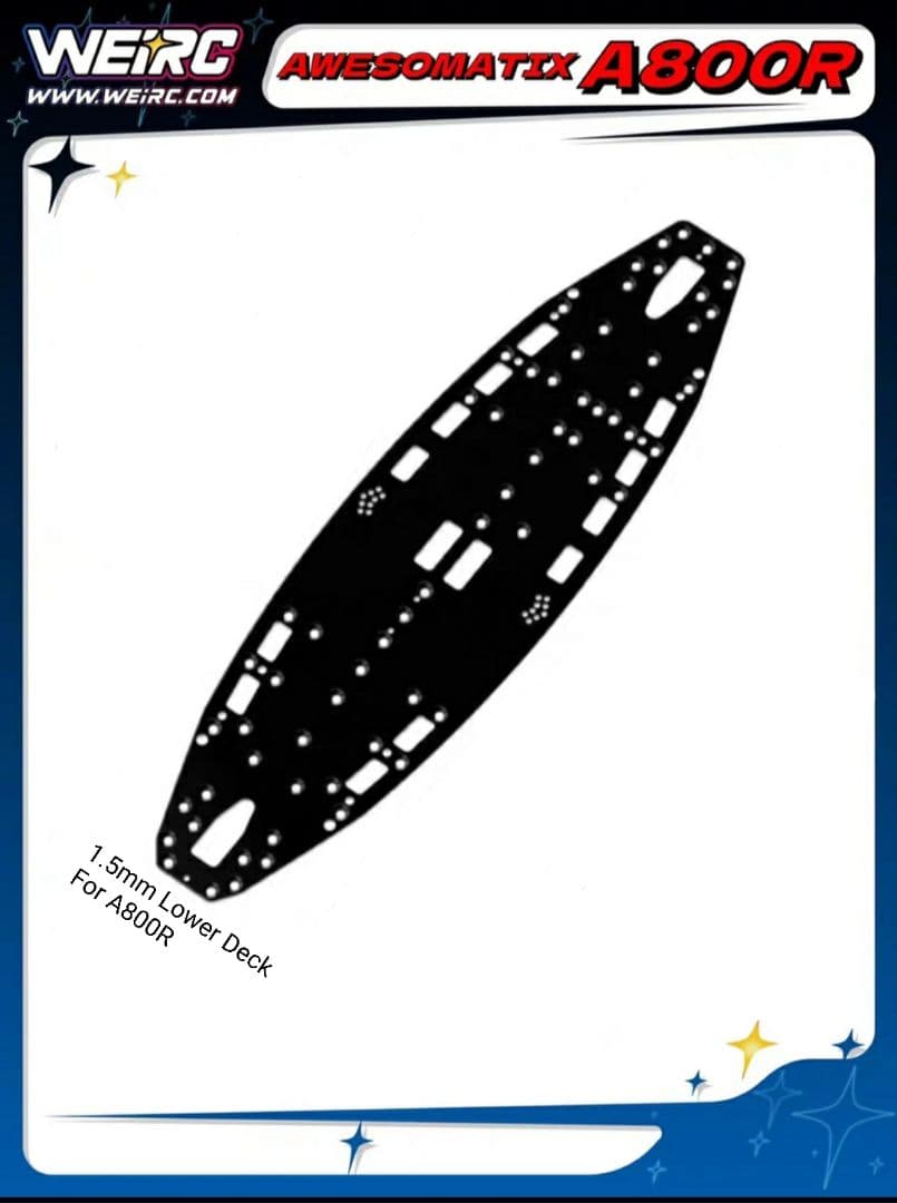 Awesomatix A800R 1.5mm アルミシャーシ+専用ビスの通販はau PAY