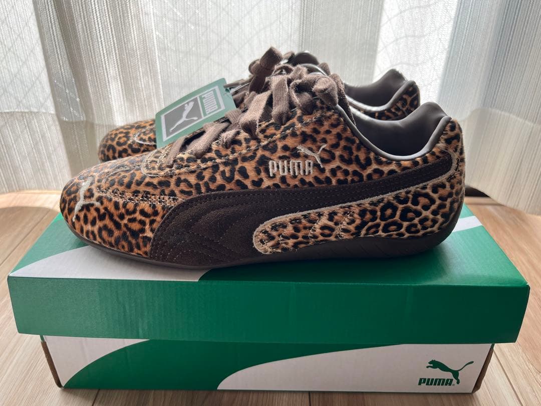 Puma スピードキャット レオパード柄 スニーカー 箱付き ヒョウ柄 24.5