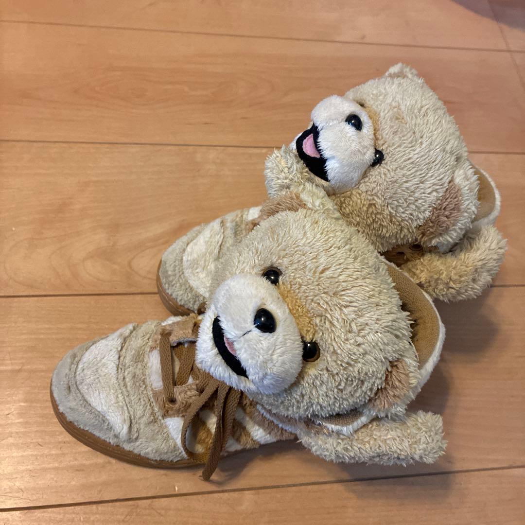 コラボ　アディダス×ジェレミー・スコット　テディベア スニーカー 23.5cm