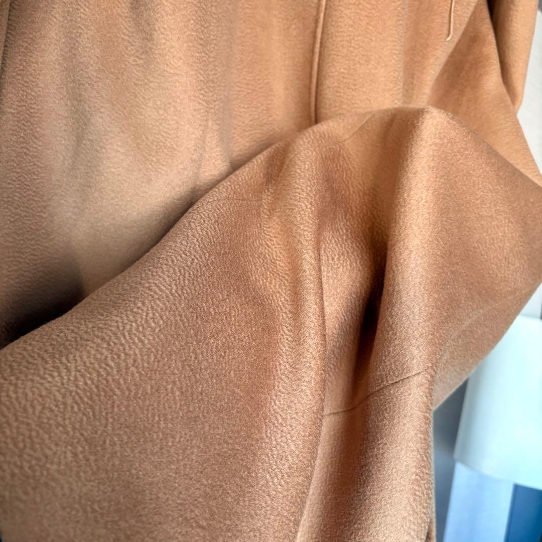 新品同様‼️ マックスマーラ 艶感美しい ショールカラーベルテッド