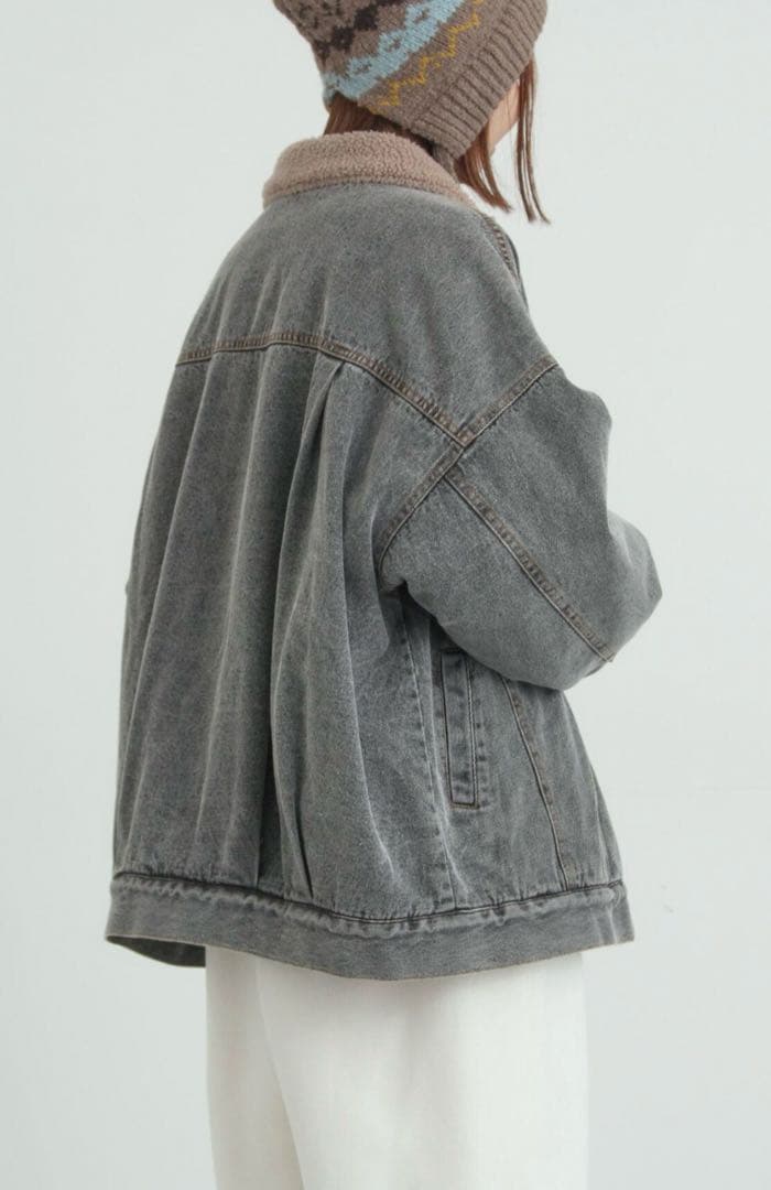 サマンサモスモスデニムジャケット デニムボアジャケット Gジャン