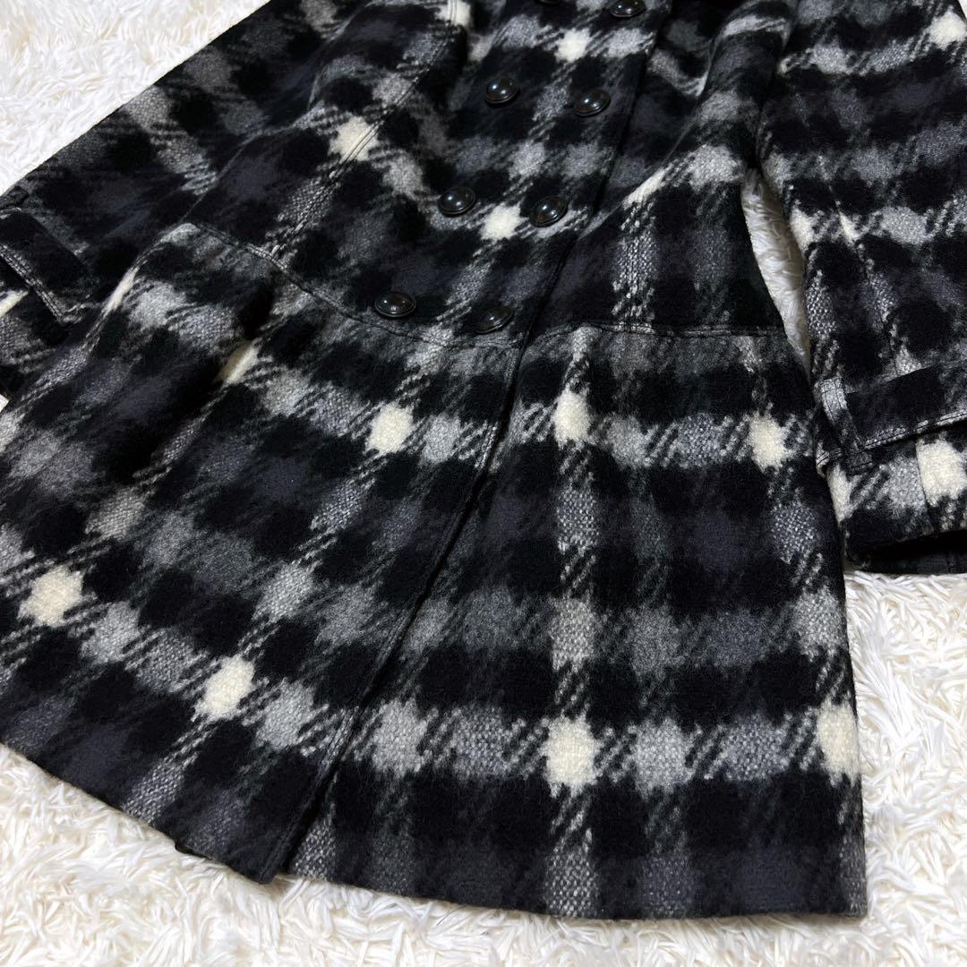 希少✨大きいサイズ》バーバリーロンドン メガチェック ウール コート