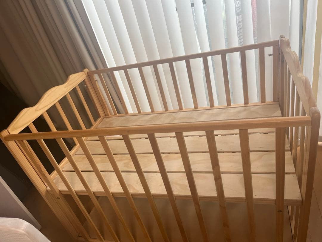 大和屋フラルWオープンすのこベビーベッドベビーベッド フラルW