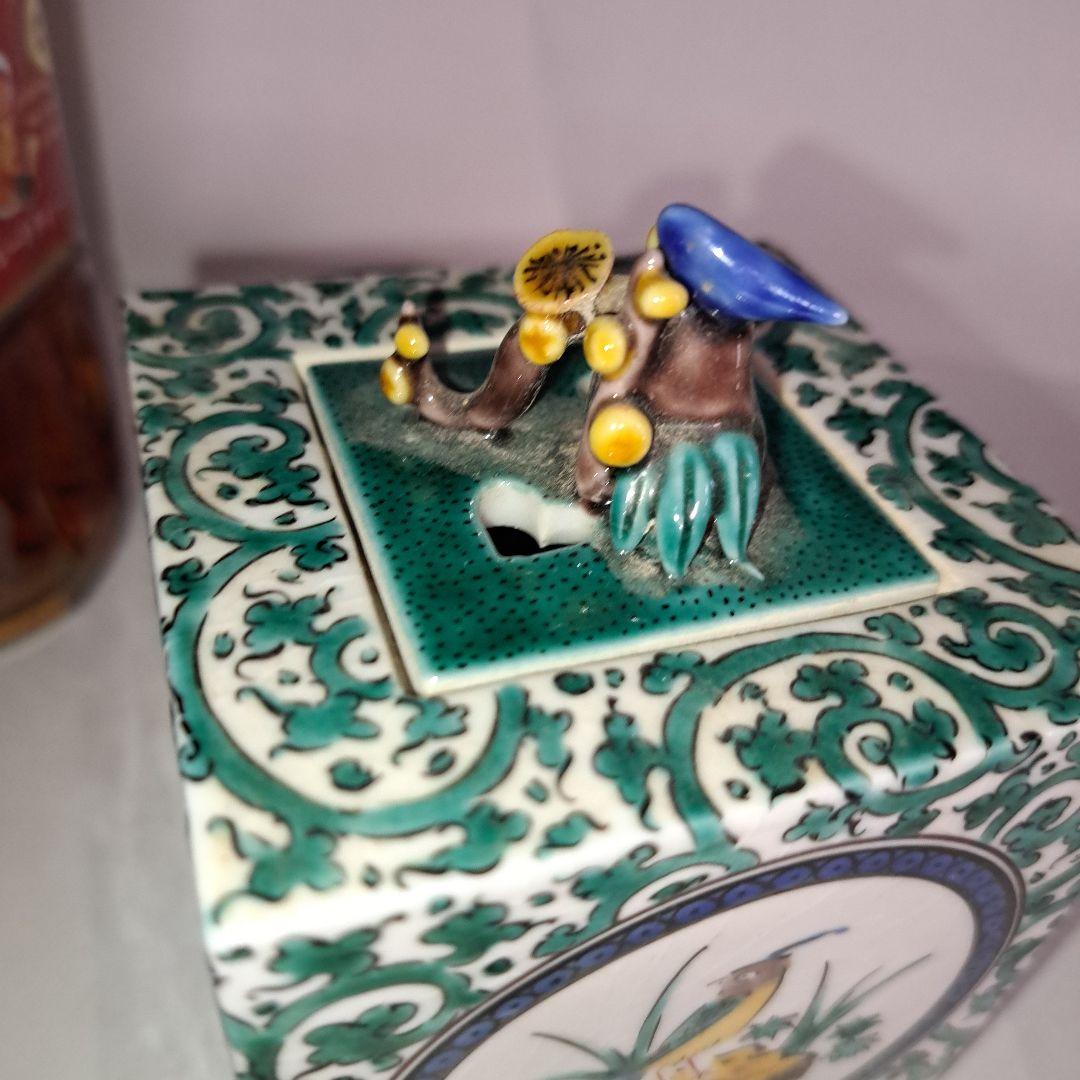 セール 九谷焼 香炉 重人