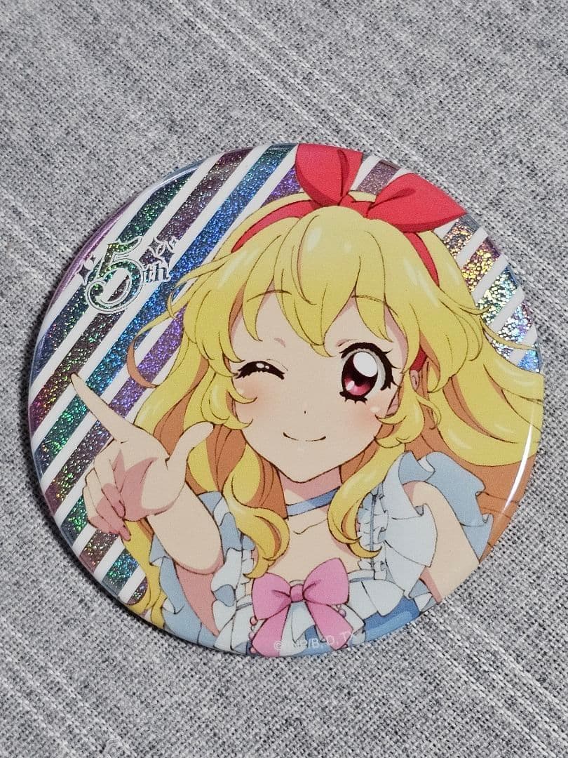 アイカツ　5th グリッター　缶バッジ　いちご Amazon.co.jp: アイカツ 5th フェスティバル グリッター 缶バッジ 星宮