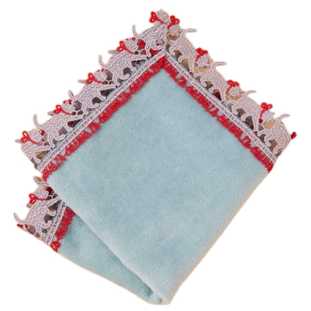 新品】近沢レース店 タオルハンカチ キャットウォーク 婦人画報別注