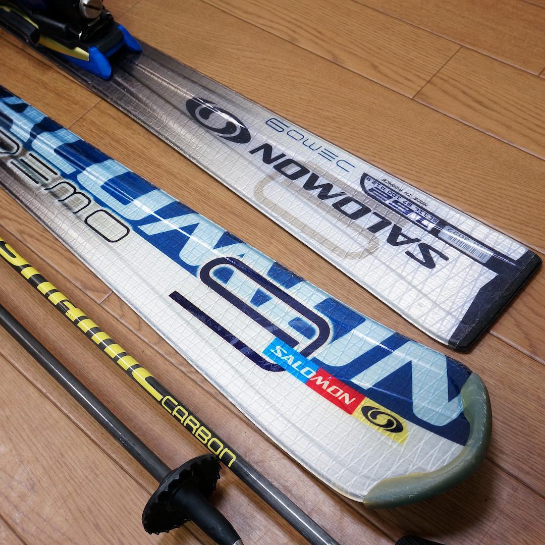 メンテ済 162cm 靴28～28.5cm SALOMONカービングスキーセット