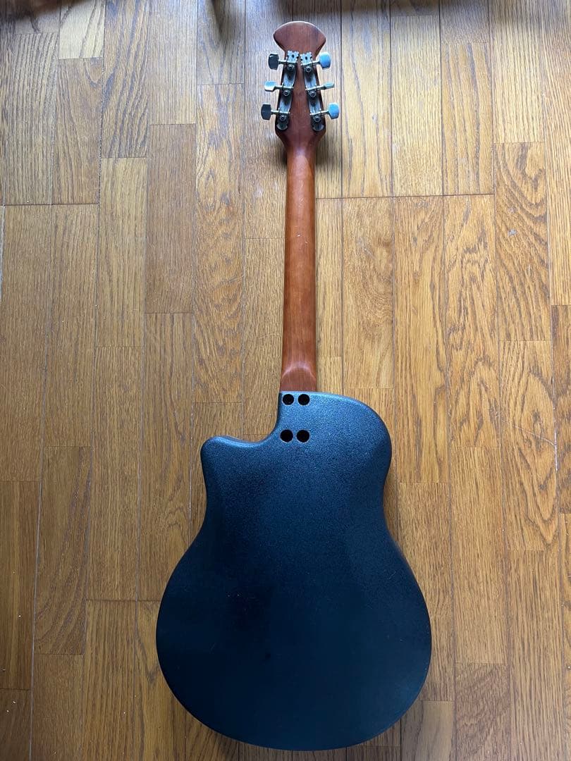 SPOWERオベーションタイプのアコースティックギター 虎目G