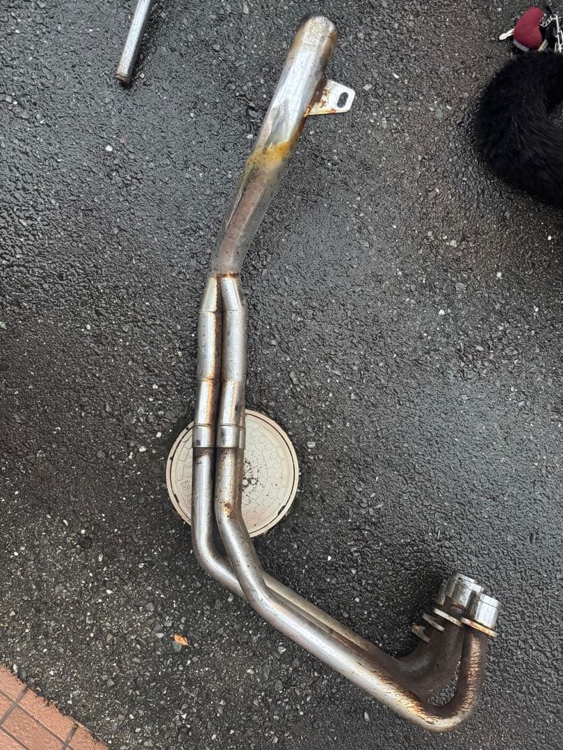 ワルツ機械 ゼファー用 50.8パイ □ワルツ機械曲マフラー□ ゼファー400 メッキインナータイプ 【送料