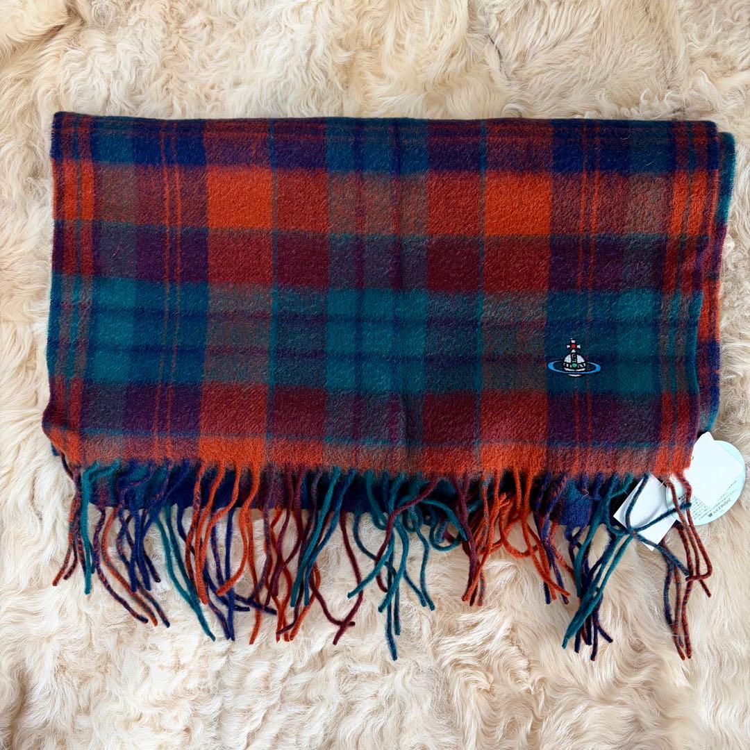 タグ付新品【Vivienne Westwood】カシミヤ100% マフラー - メルカリ