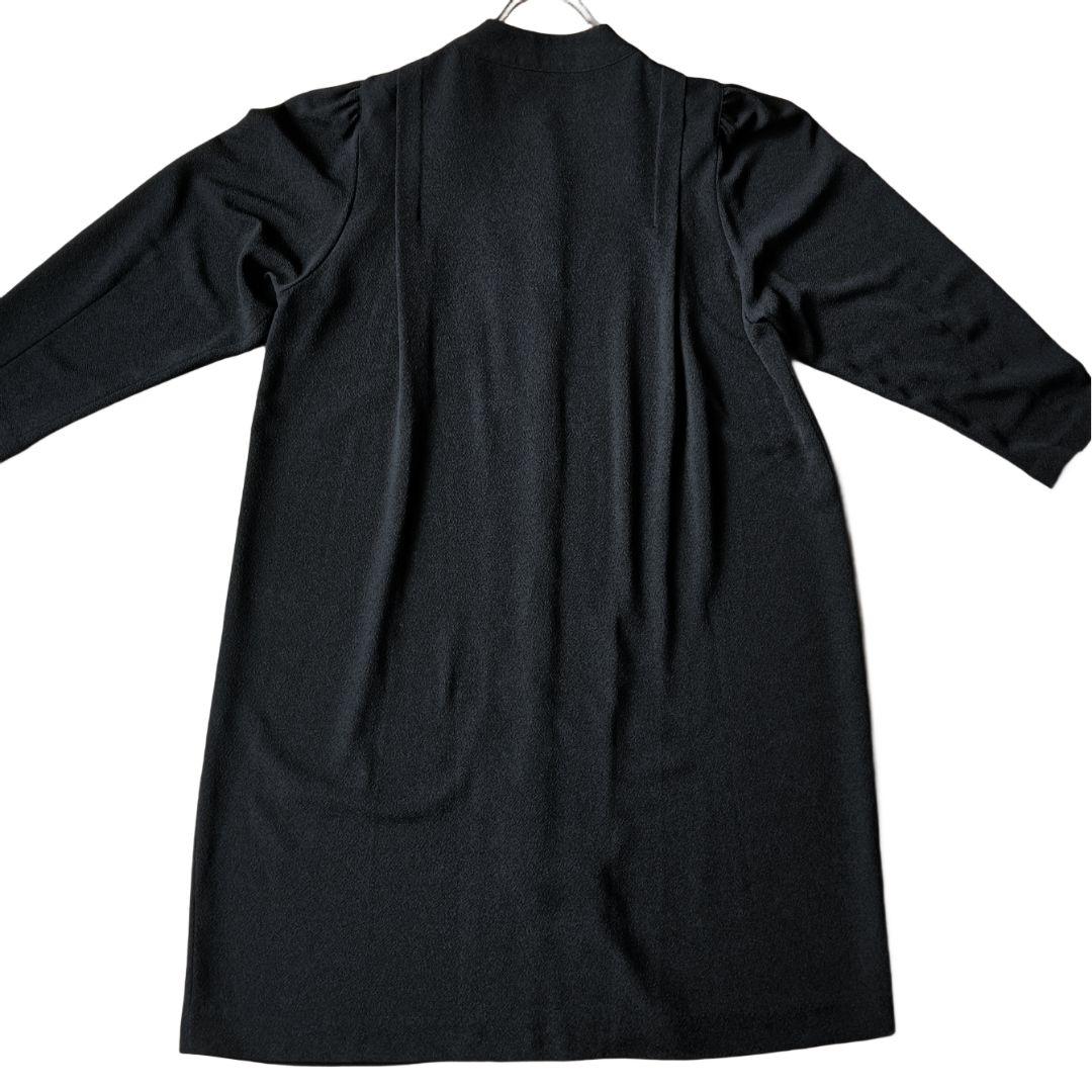 詩仙堂 BY HITOSHI】シャツワンピース くるみ釦 前開き ちりめん