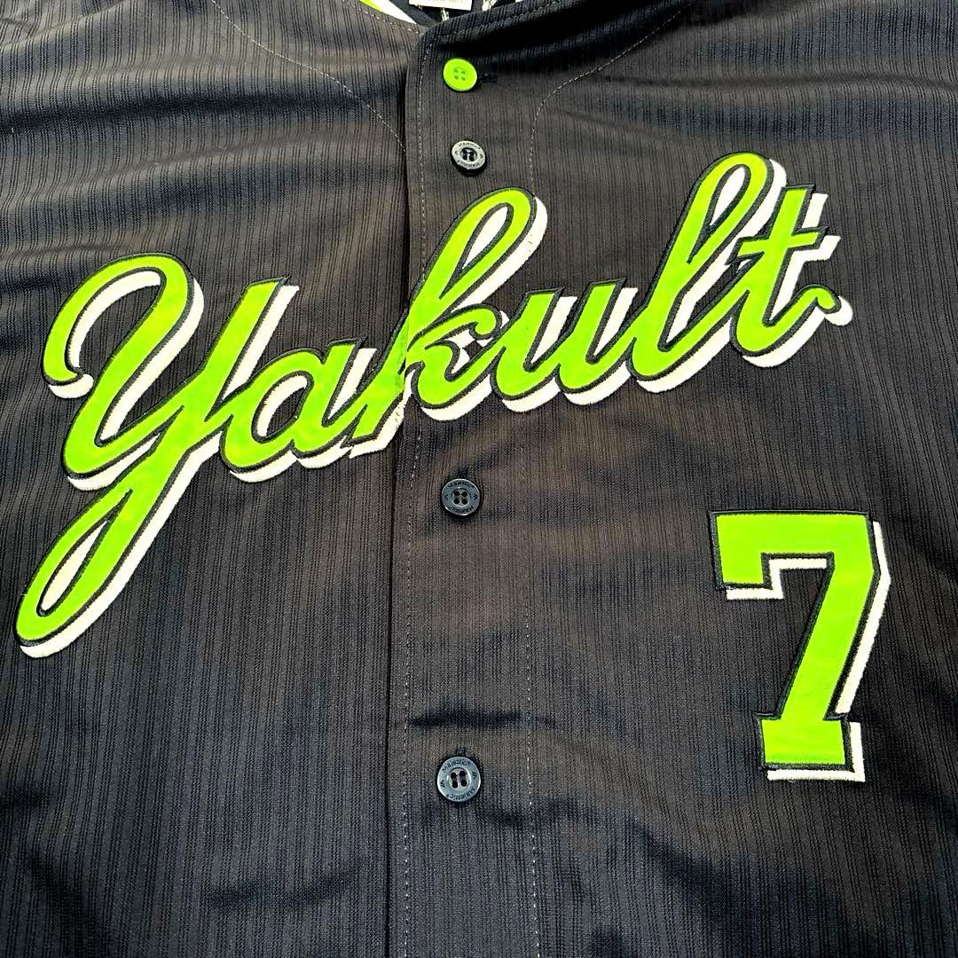 美品】長岡秀樹 東京ヤクルトスワローズ 公式レプリカユニフォーム XL