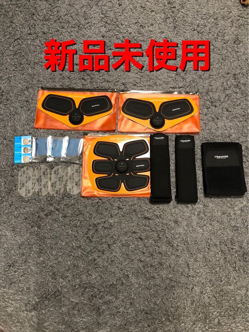 【新品】シックスパッド アブズフィット ボディフィット 新品ジェルシート電池付き SIXPAD（シックスパッド） SIXPAD Abs Fit アブズフィット 高電導