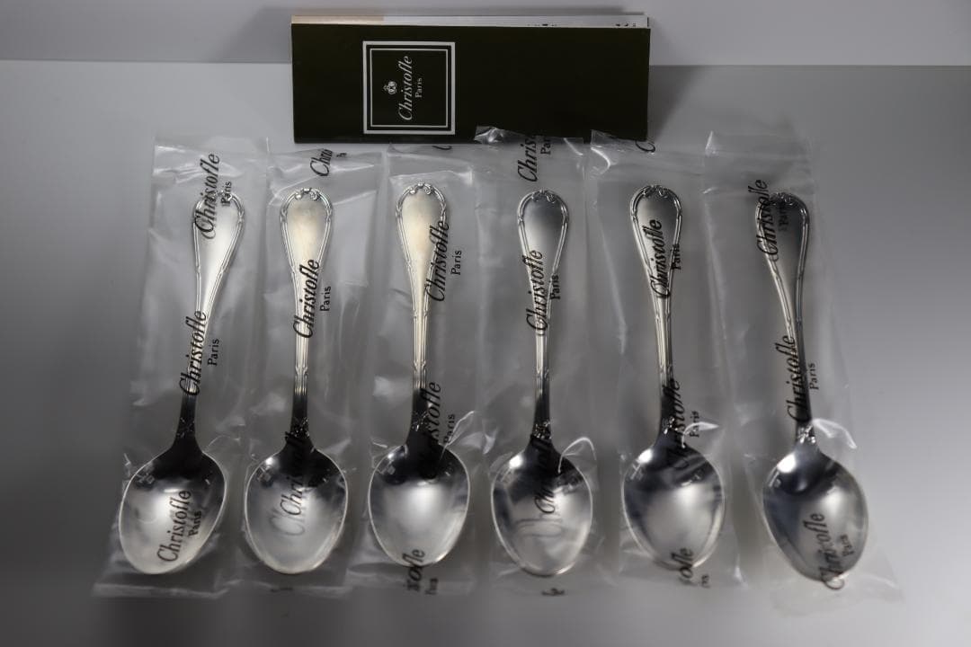 クリストフル◇リュバン◇コーヒースプーン未開封未使用品6本◇生産