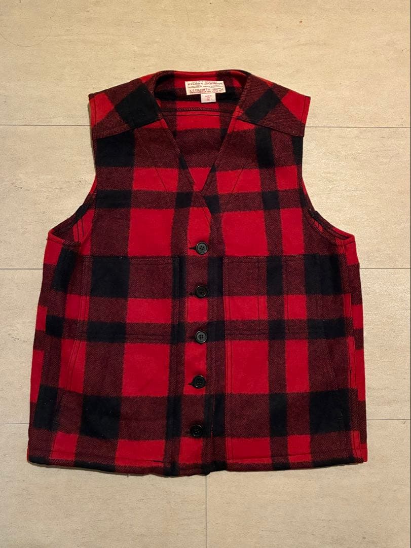 70's〜80's フィルソンベスト FILSON - 古着 70~80年代 フィルソン FILSON ハンティングベスト