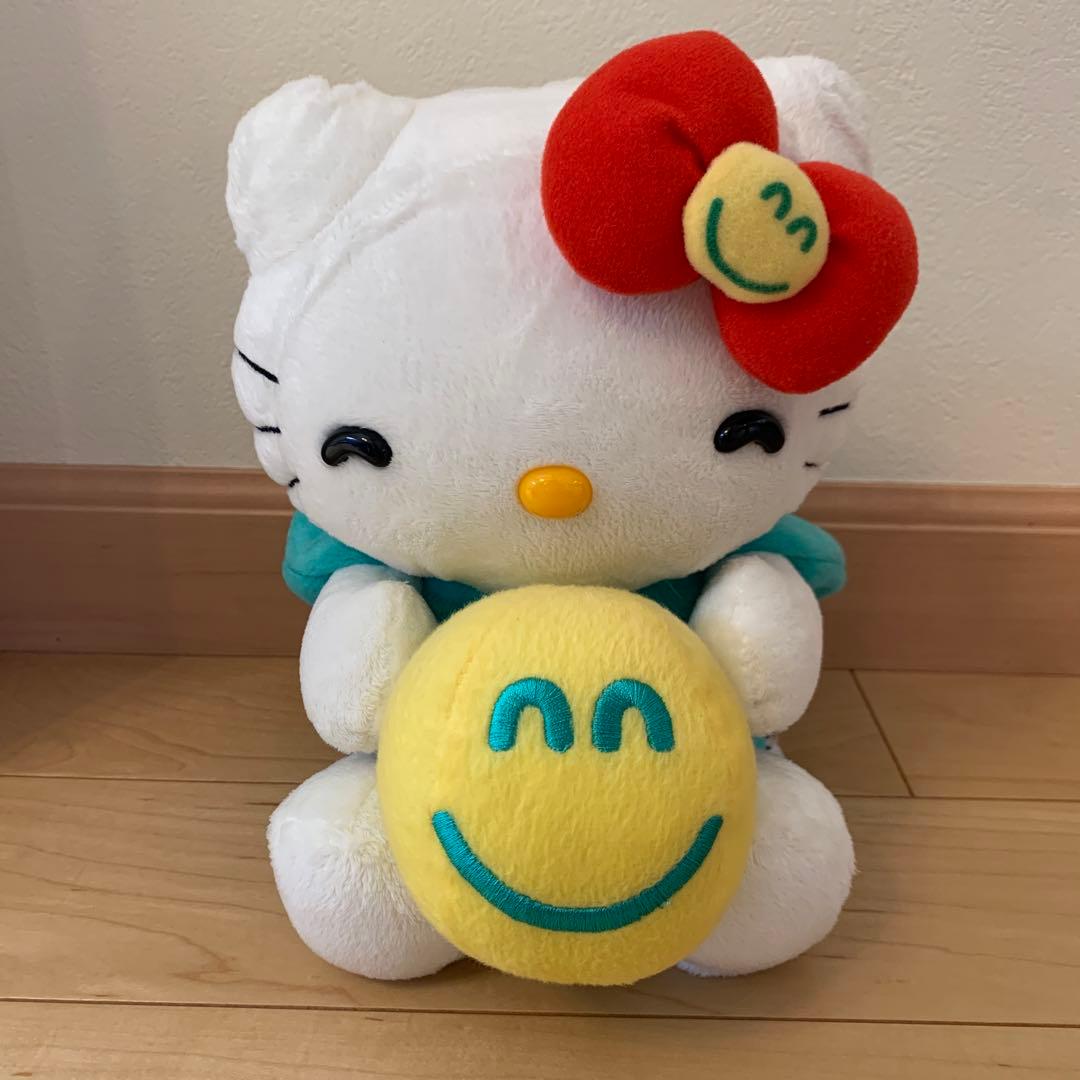 ハローキティ✕杏林堂 ぬいぐるみLサイズ ニコちゃん 2011年製 - メルカリ
