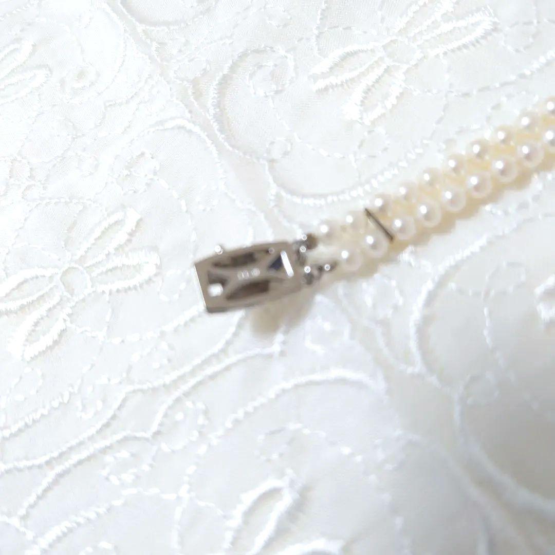 アコヤホワイトベビーパールネックレス2連3mm 20cm - メルカリ