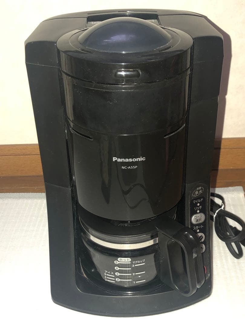 Panasonic パナソニック　コーヒーメーカー NC-A55P 概要 沸騰浄水コーヒーメーカー NC-A55P | コーヒーメーカー | Panasonic