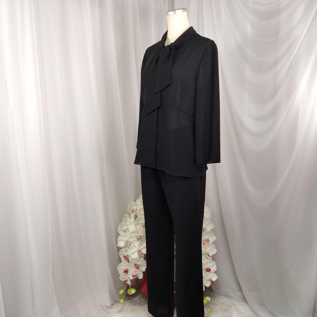 美品】11号 東京ソワール ヒロミヨシダ 夏 手洗い可能 ブラウス パンツ