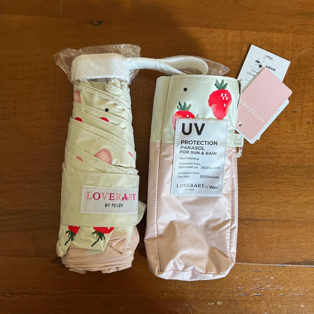 新品❤️LOVERARY UV PROTECTION PARASOL いちご柄 - メルカリ