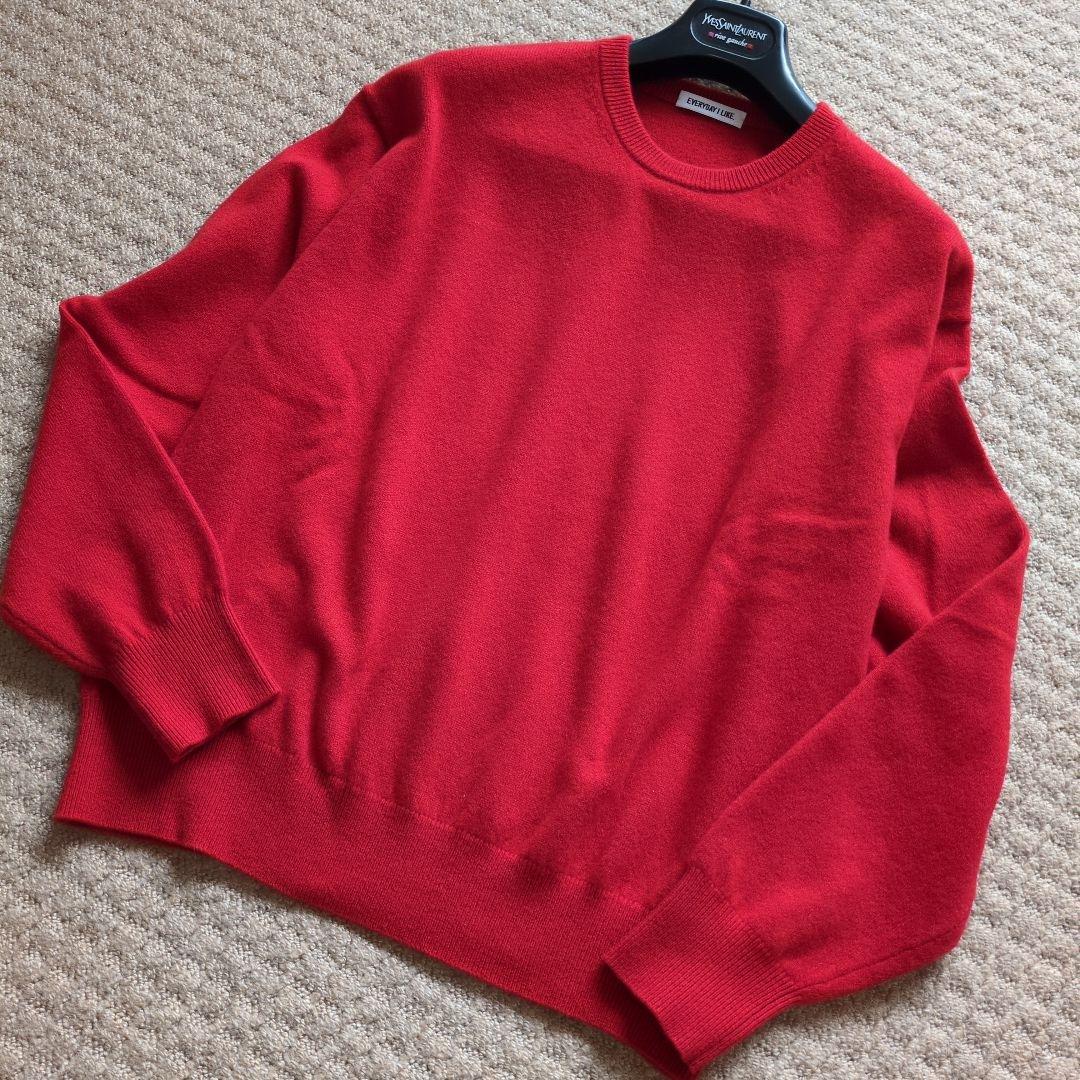 2025 ドゥーズィエムクラス Charlotte クルーネックニット 赤 - メルカリ