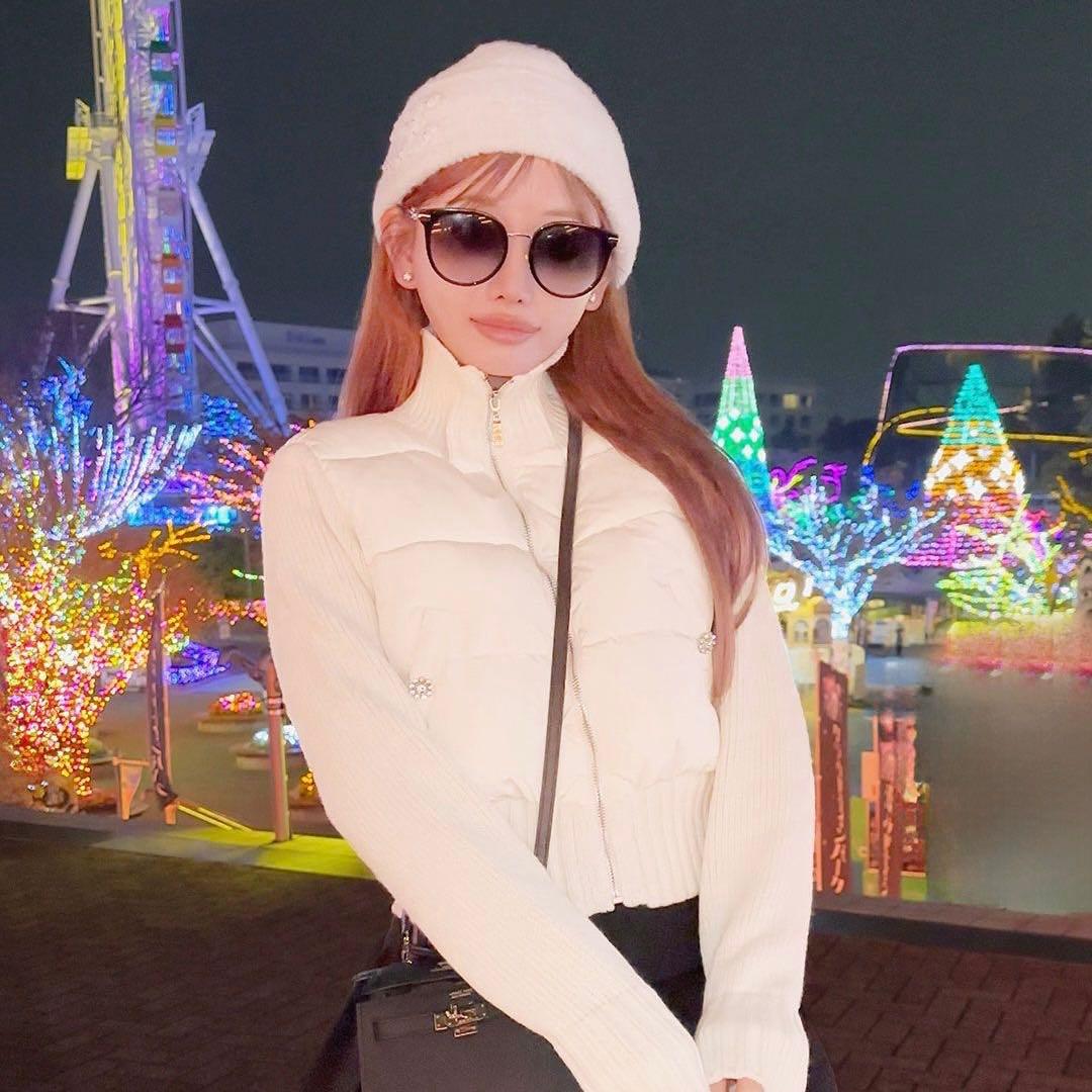 しぇる様専用】Rady ニットファイバーダウン オフホワイト Sサイズ