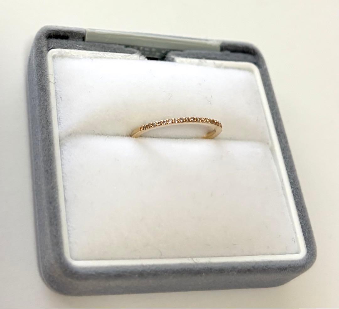 agete ダイヤモンドリング 7号 K10 YG ゴールド アガット 指輪 - メルカリ