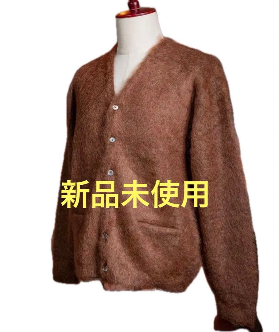 新品未開封 26年新発売A.R.P モヘアカーディガン size42 ブラウン