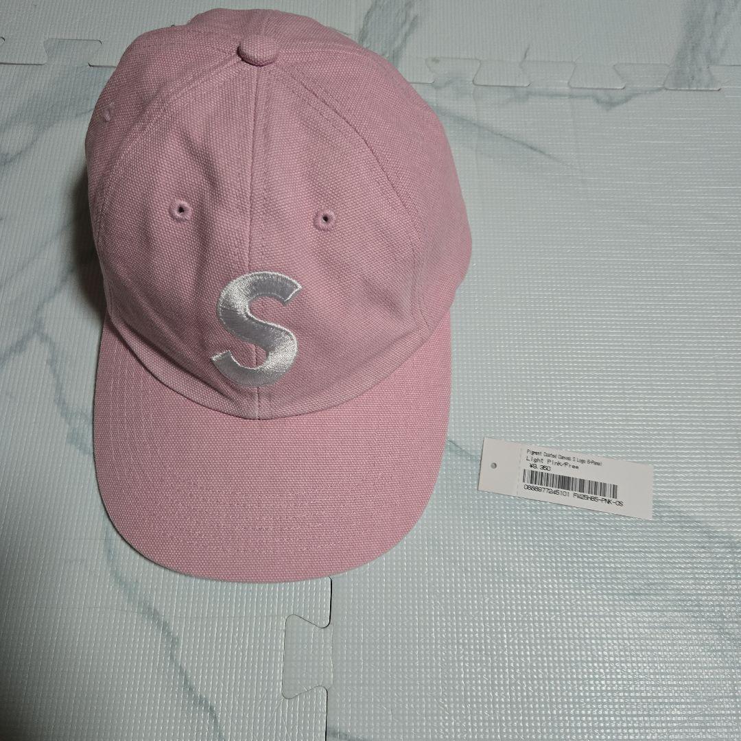 Supreme S Logo 6-Panel　25FW　Light Pink Supreme 25FW Pigment Coated Canvas S Logo 6-Panel