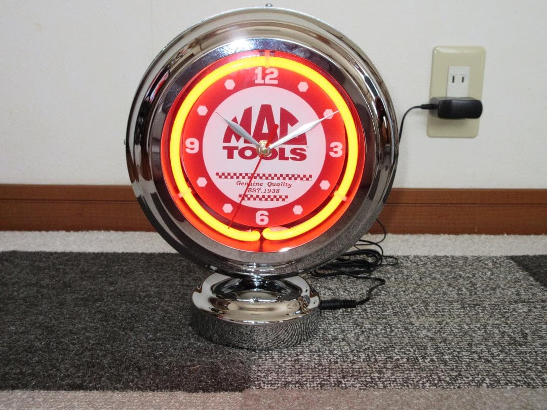 MAC TOOLS マックツール 限定品 新品 ネオンクロック 置き時計 - メルカリ