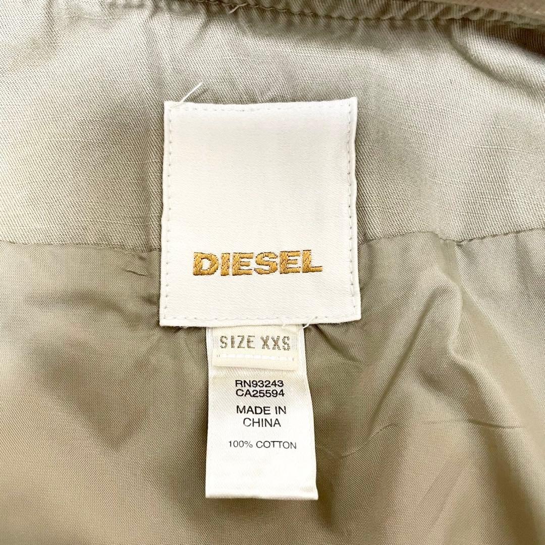 y2k❤️ 00s DIESEL 4ジップポケット ウエストシェイプ ブルゾン